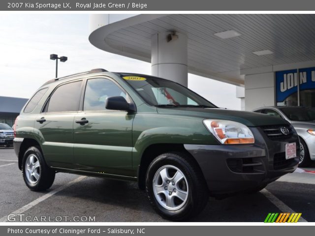 2007 Kia Sportage LX in Royal Jade Green