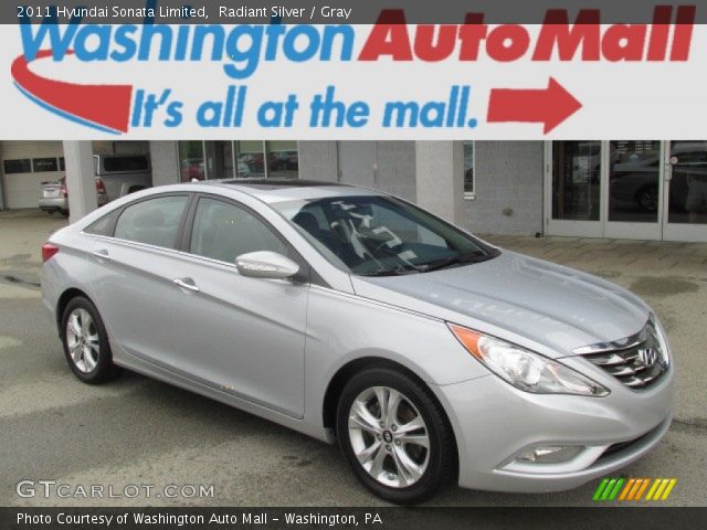 2011 Hyundai Sonata Limited in Radiant Silver