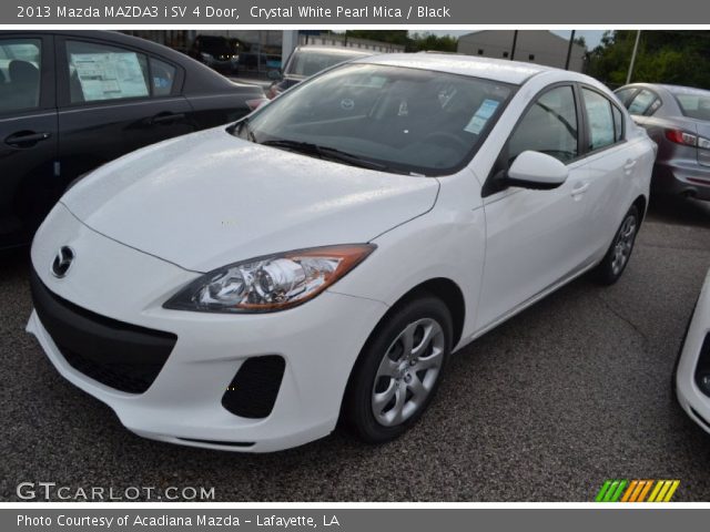 2013 Mazda MAZDA3 i SV 4 Door in Crystal White Pearl Mica