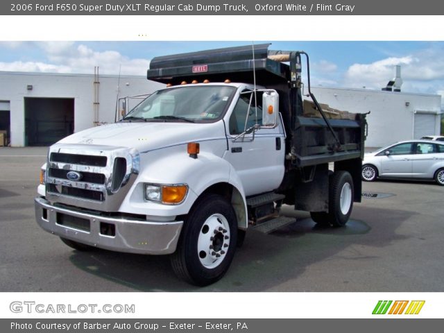 2006 Ford F650 Super Duty XLT Regular Cab Dump Truck in Oxford White