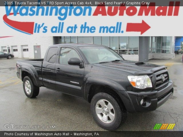 2005 Toyota Tacoma V6 TRD Sport Access Cab 4x4 in Black Sand Pearl