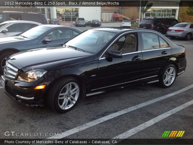 2012 Mercedes-Benz C 250 Sport in Black