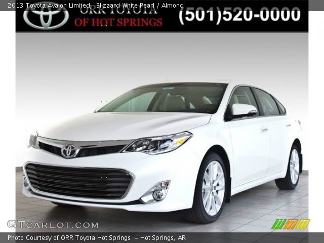 2013 Toyota Avalon Limited in Blizzard White Pearl