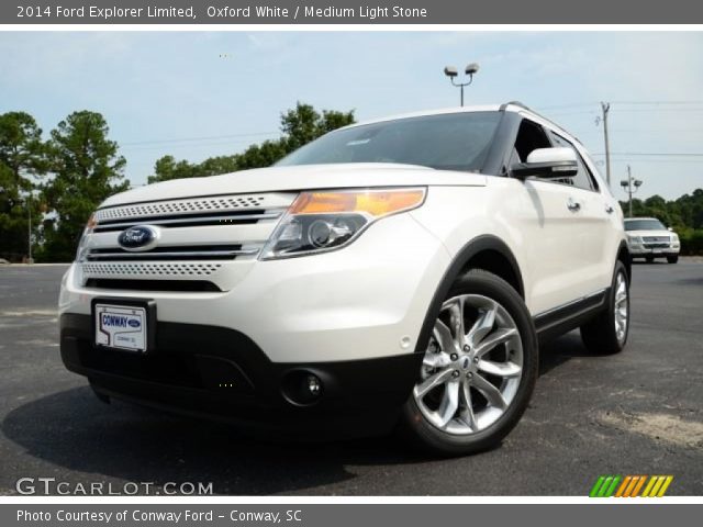 2014 Ford Explorer Limited in Oxford White