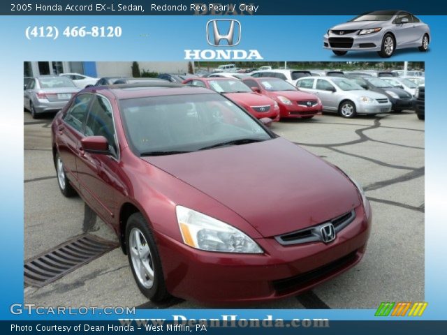 2005 Honda Accord EX-L Sedan in Redondo Red Pearl