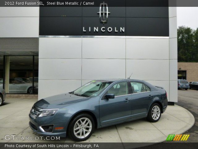 2012 Ford Fusion SEL in Steel Blue Metallic