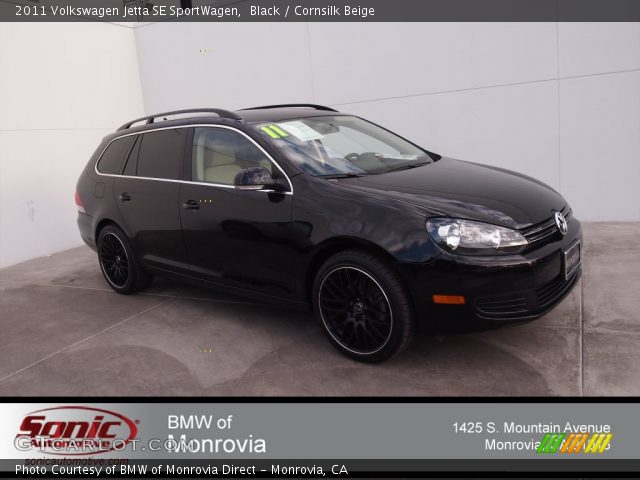 2011 Volkswagen Jetta SE SportWagen in Black