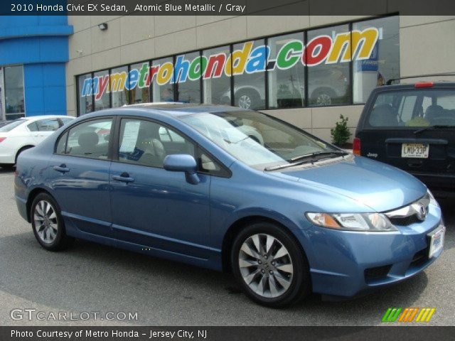 2010 Honda Civic EX Sedan in Atomic Blue Metallic