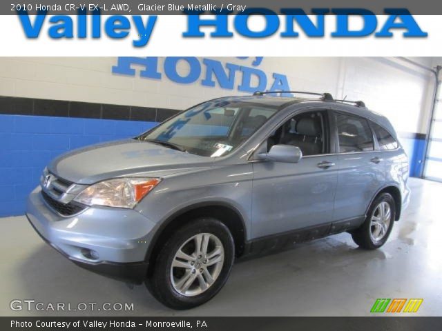 2010 Honda CR-V EX-L AWD in Glacier Blue Metallic