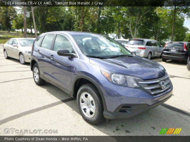 2014 Honda CR-V LX AWD in Twilight Blue Metallic