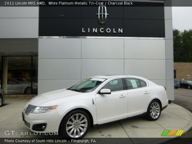 2011 Lincoln MKS AWD in White Platinum Metallic Tri-Coat