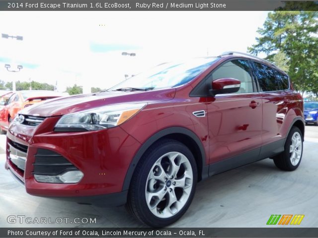 2014 Ford Escape Titanium 1.6L EcoBoost in Ruby Red