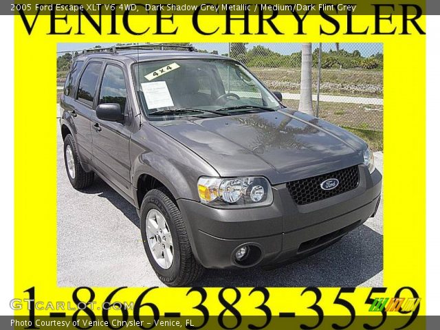 2005 Ford Escape XLT V6 4WD in Dark Shadow Grey Metallic