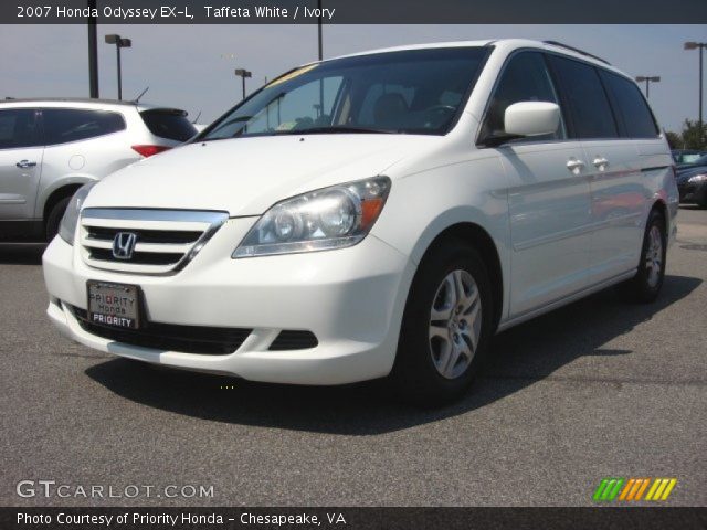 2007 Honda Odyssey EX-L in Taffeta White