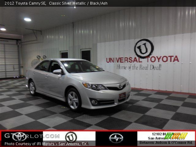 2012 Toyota Camry SE in Classic Silver Metallic