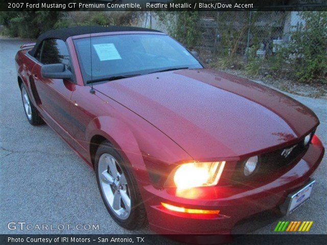 2007 Ford Mustang GT Premium Convertible in Redfire Metallic