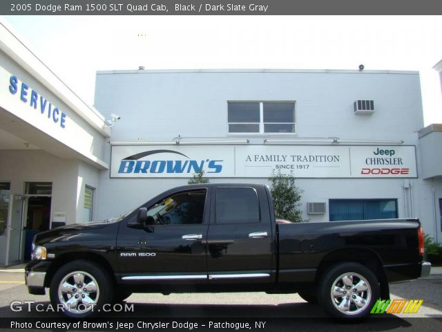 2005 Dodge Ram 1500 SLT Quad Cab in Black