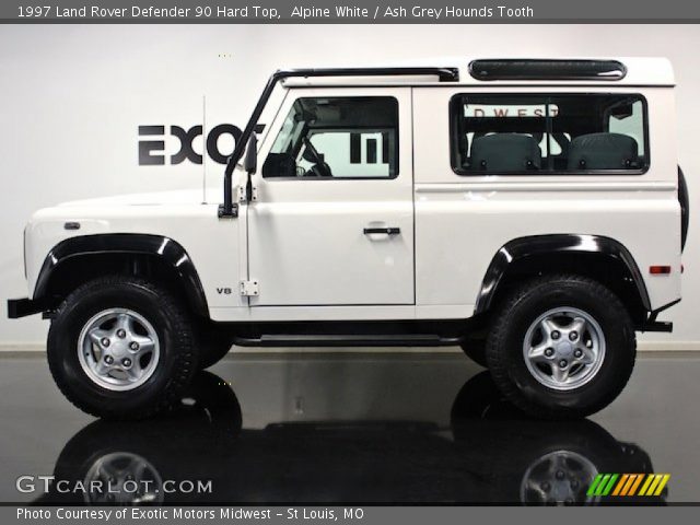 1997 Land Rover Defender 90 Hard Top in Alpine White