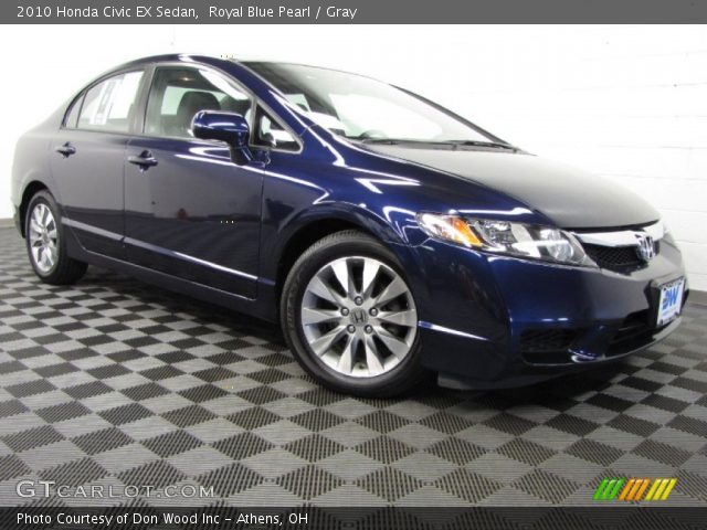 2010 Honda Civic EX Sedan in Royal Blue Pearl