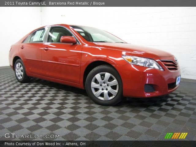 2011 Toyota Camry LE in Barcelona Red Metallic