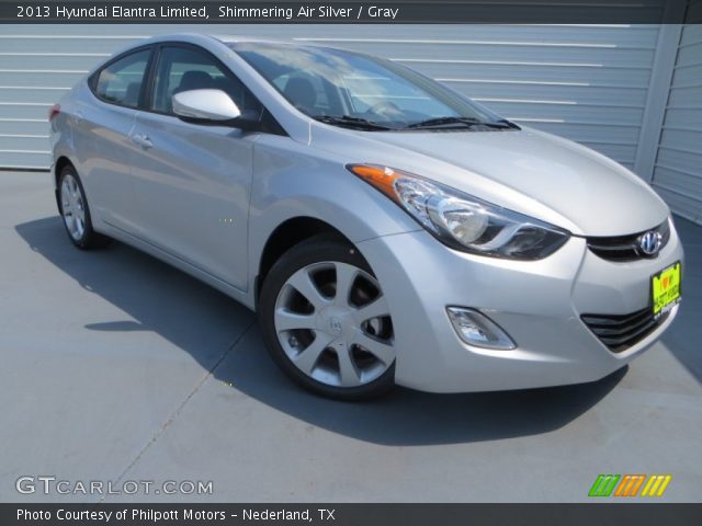 2013 Hyundai Elantra Limited in Shimmering Air Silver
