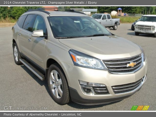 2014 Chevrolet Traverse LTZ in Champagne Silver Metallic