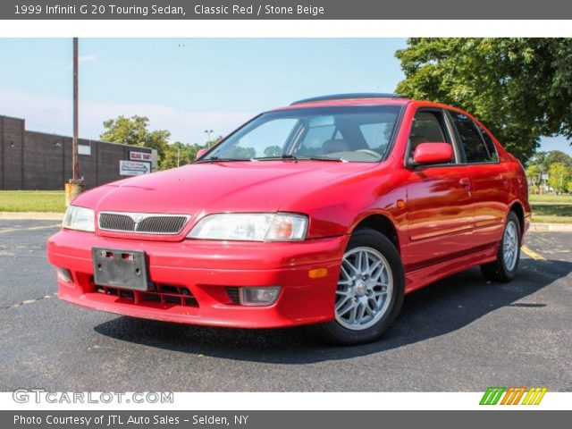 1999 Infiniti G 20 Touring Sedan in Classic Red