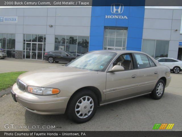 2000 Buick Century Custom in Gold Metallic