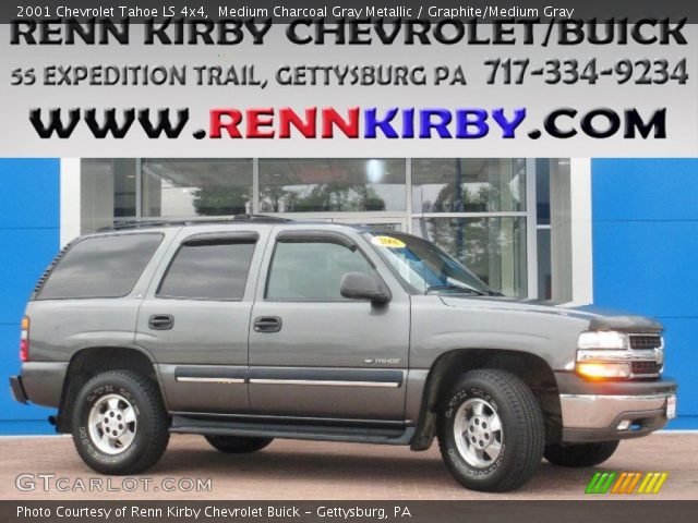 2001 Chevrolet Tahoe LS 4x4 in Medium Charcoal Gray Metallic