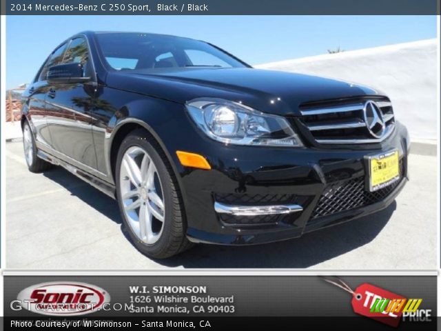 2014 Mercedes-Benz C 250 Sport in Black