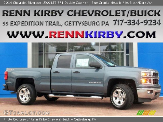 2014 Chevrolet Silverado 1500 LTZ Z71 Double Cab 4x4 in Blue Granite Metallic