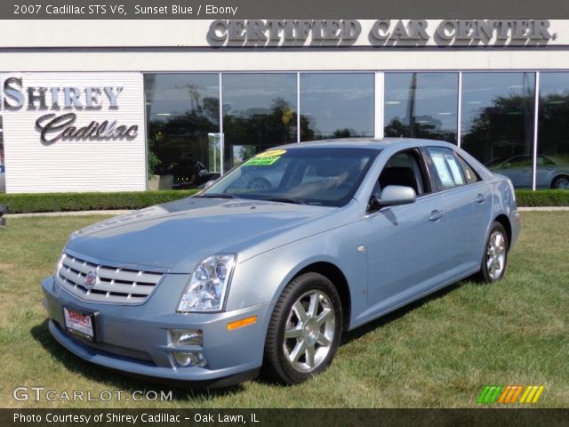 2007 Cadillac STS V6 in Sunset Blue