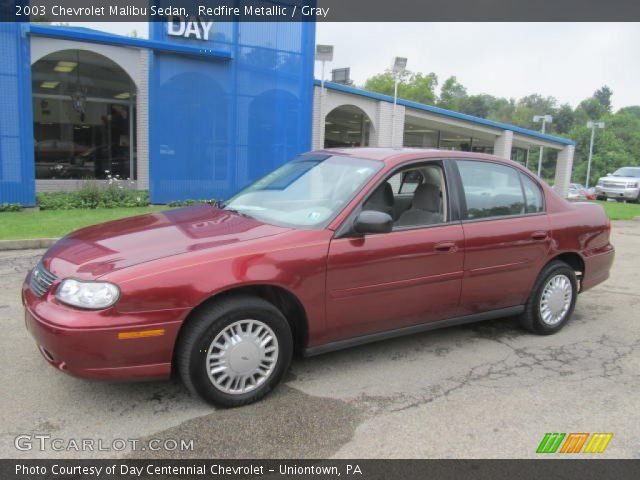 2003 Chevrolet Malibu Sedan in Redfire Metallic