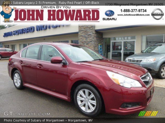 2011 Subaru Legacy 2.5i Premium in Ruby Red Pearl