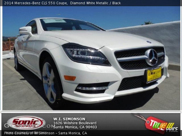 2014 Mercedes-Benz CLS 550 Coupe in Diamond White Metallic