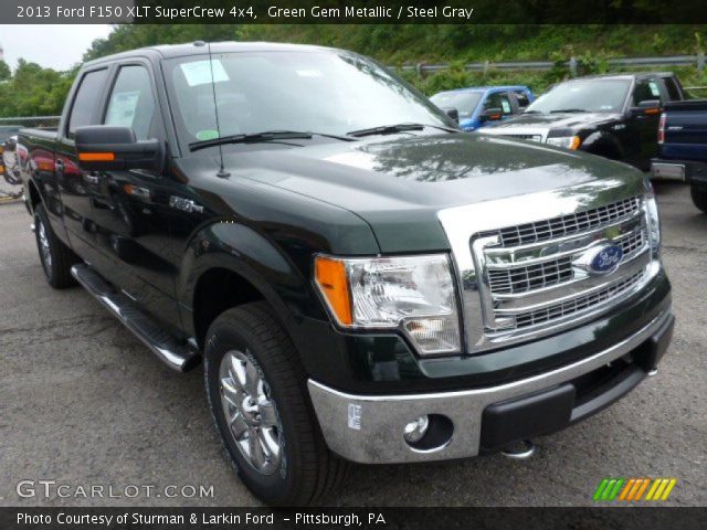 2013 Ford F150 XLT SuperCrew 4x4 in Green Gem Metallic