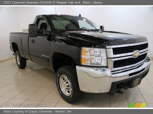 2007 Chevrolet Silverado 2500HD LT Regular Cab 4x4 in Black