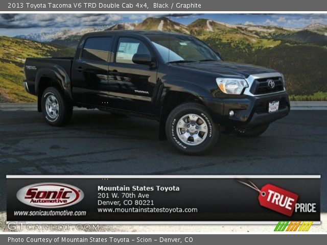 2013 Toyota Tacoma V6 TRD Double Cab 4x4 in Black
