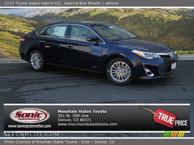2013 Toyota Avalon Hybrid XLE in Nautical Blue Metallic