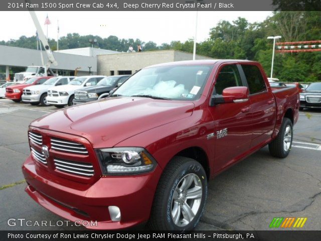 2014 Ram 1500 Sport Crew Cab 4x4 in Deep Cherry Red Crystal Pearl