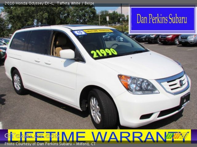 2010 Honda Odyssey EX-L in Taffeta White