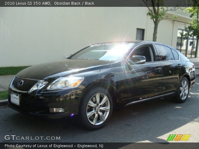 2010 Lexus GS 350 AWD in Obsidian Black