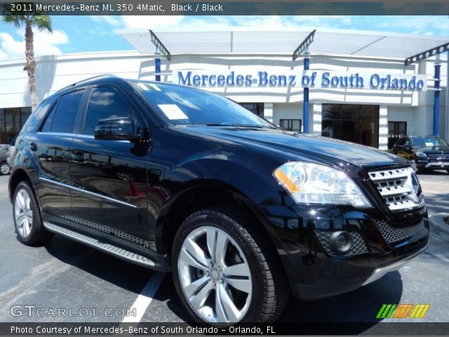 2011 Mercedes-Benz ML 350 4Matic in Black