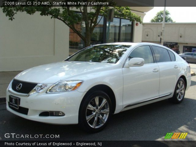 2008 Lexus GS 350 AWD in Starfire White Pearl