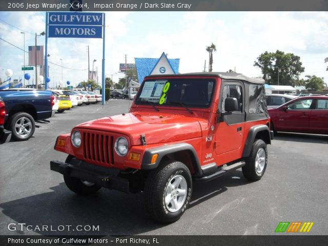 2006 Jeep Wrangler X 4x4 in Impact Orange