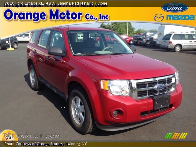 2010 Ford Escape XLS 4WD in Sangria Red Metallic