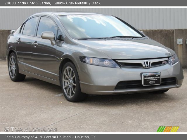 2008 Honda Civic Si Sedan in Galaxy Gray Metallic