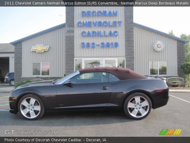 2011 Chevrolet Camaro Neiman Marcus Edition SS/RS Convertible in Neiman Marcus Deep Bordeaux Metallic