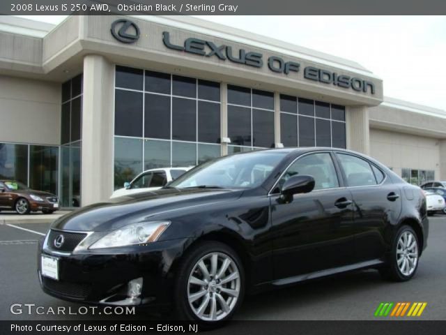 2008 Lexus IS 250 AWD in Obsidian Black