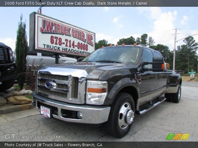 2008 Ford F350 Super Duty XLT Crew Cab Dually in Dark Stone Metallic